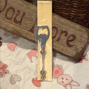 Fashion Jewelry Silver Bottle Opener Tie Bar